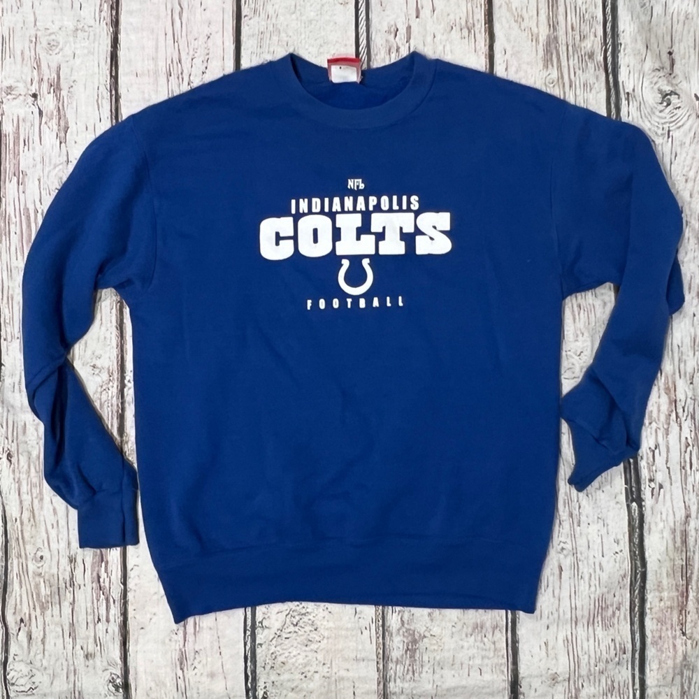 Indianapolis Colts NFL Football Crewneck Pullover Sweatshirt